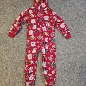 The Children's Place Red Holiday Print Kids Pajama